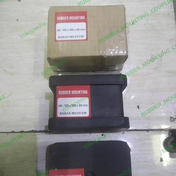 

Terlaris Rubber Engine Mounting Genset Ukuran 120X100X80Mm 12X10X8Cm Kotak