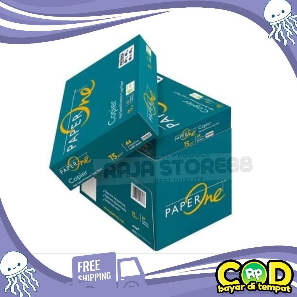 

Sale! Kertas Hvs A4 75 Gram Paperone - 5 Rim Khusus Instant Delivery