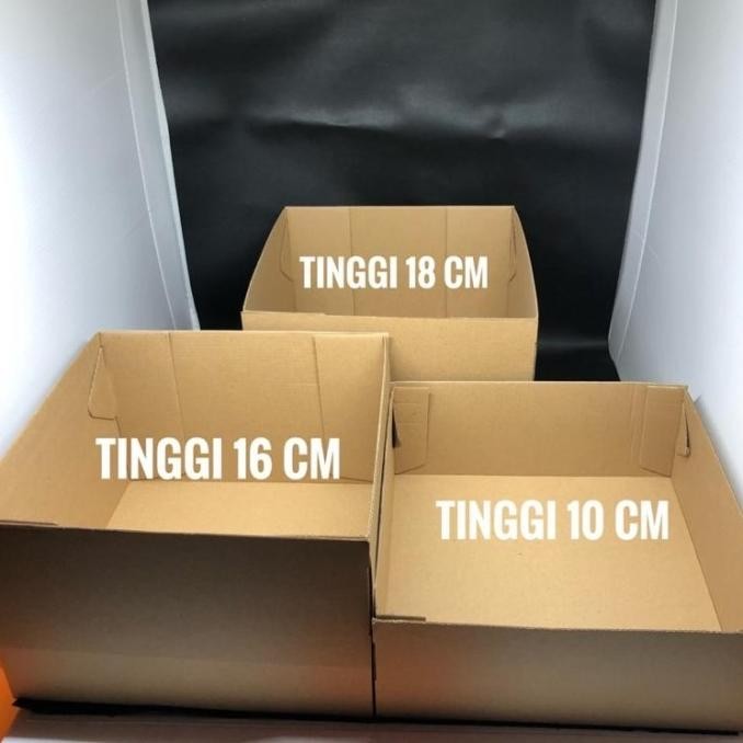 (Expert) Box Kue Jungle 25x25x16cm / Kardus Kue / Kotak Kue / Cake Box