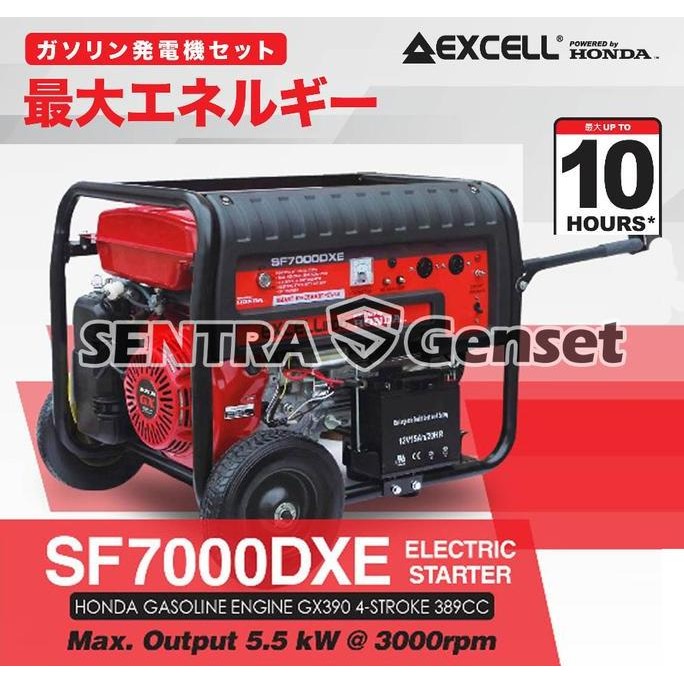 

Terlaris Genset Honda 5000 5500 Watt. Honda Excell Sf7000Dxe
