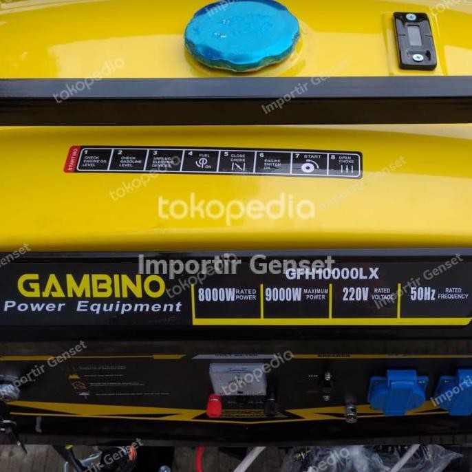 

Terlaris Genset General 8000 Watt Et10000