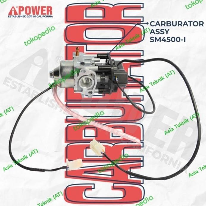 

Terlaris Karburator Genset Silent Inverter Ipower Sm4500I