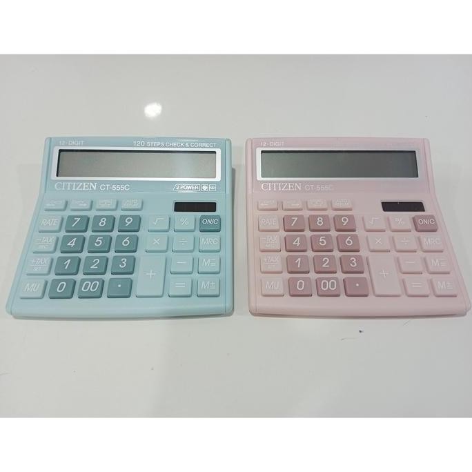 

restock Kalkulator Citizen CT 555C - kalkulator Warna 12 Digit