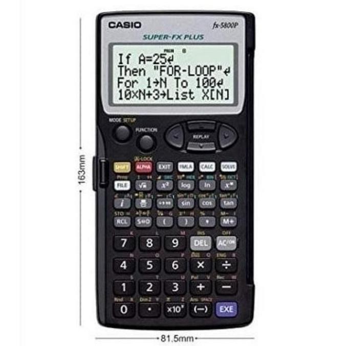 

restock kalkulator casio fx 5800P fx5800 calculator programmable scientific