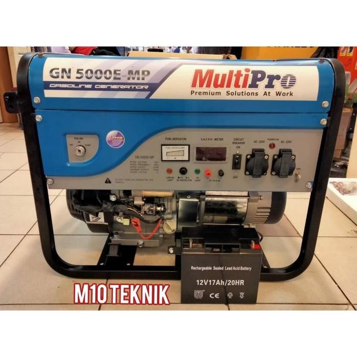 

Terlaris Mesin Genset Listrik Bensin 4000 Watt Multipro Gn 5000E-Mp Gn5000Emp