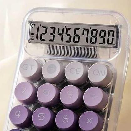 

restock Kalkulator Tenaga Surya Layar Besar 12 Digit Tampilan HD Calculator Model Transparan KINCIZEN 819 BATERAI AAA