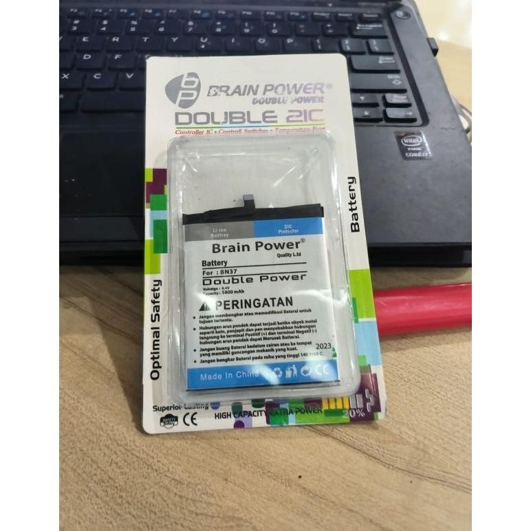 BATERAI BATERE BATTERY XIAOMI REDMI 6A BN37 BN 37 DOUBLE POWER