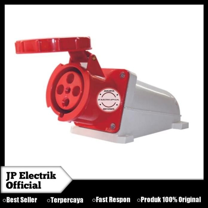 

Terlaris Stop Kontak Genset 4 Pin 63A Cee 134 Surface Mounting 4 Pin 63A