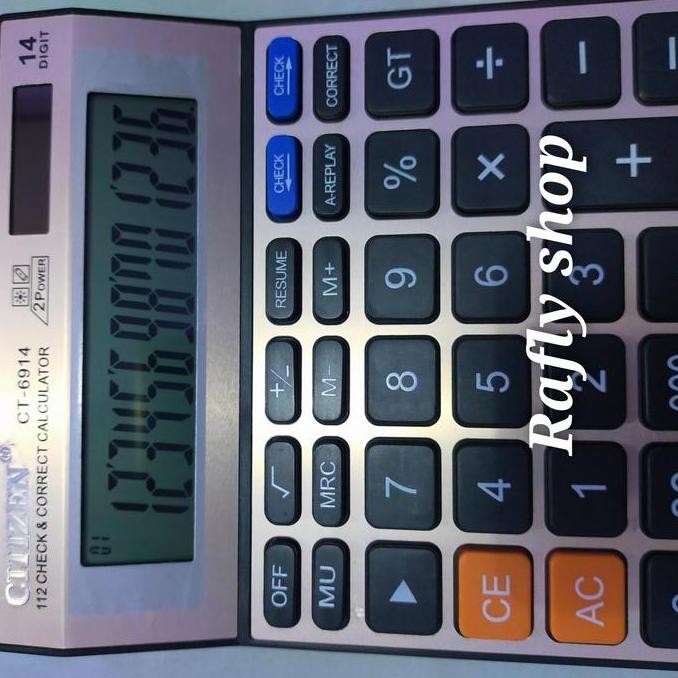 

restock kalkulator besar/dagang CT 6914 14 digit