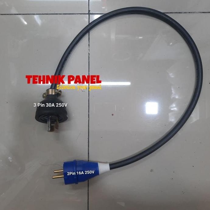 

Terlaris Kabel Penghubung Pln Ke Genset 16A 250V Ke 3Pin 30A Hitam