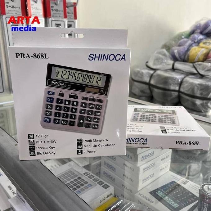 

restock Kalkulator Shinoca PRA-868L / Kalkulator besar