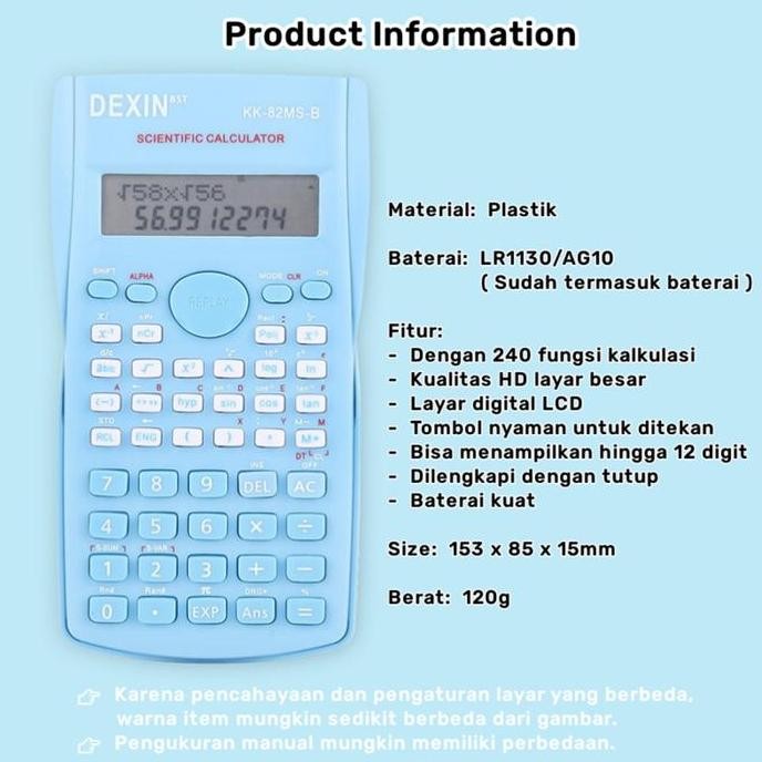 

restock Kalkulator function ilmiah 82MS Scientific calculator 240 fungsi electronic Kalkulator alat hitung 12 Digit sin cos tan aesthetic estetik untuk kantor sekolah pelajar anak