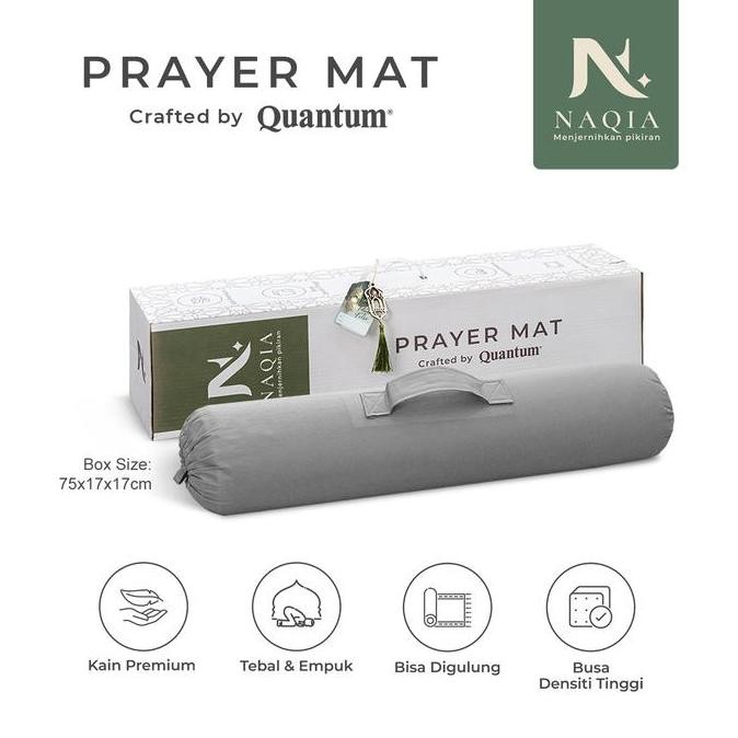Naqia Prayer Mat by Quantum / Sajadah Premium / Tebal&Empuk