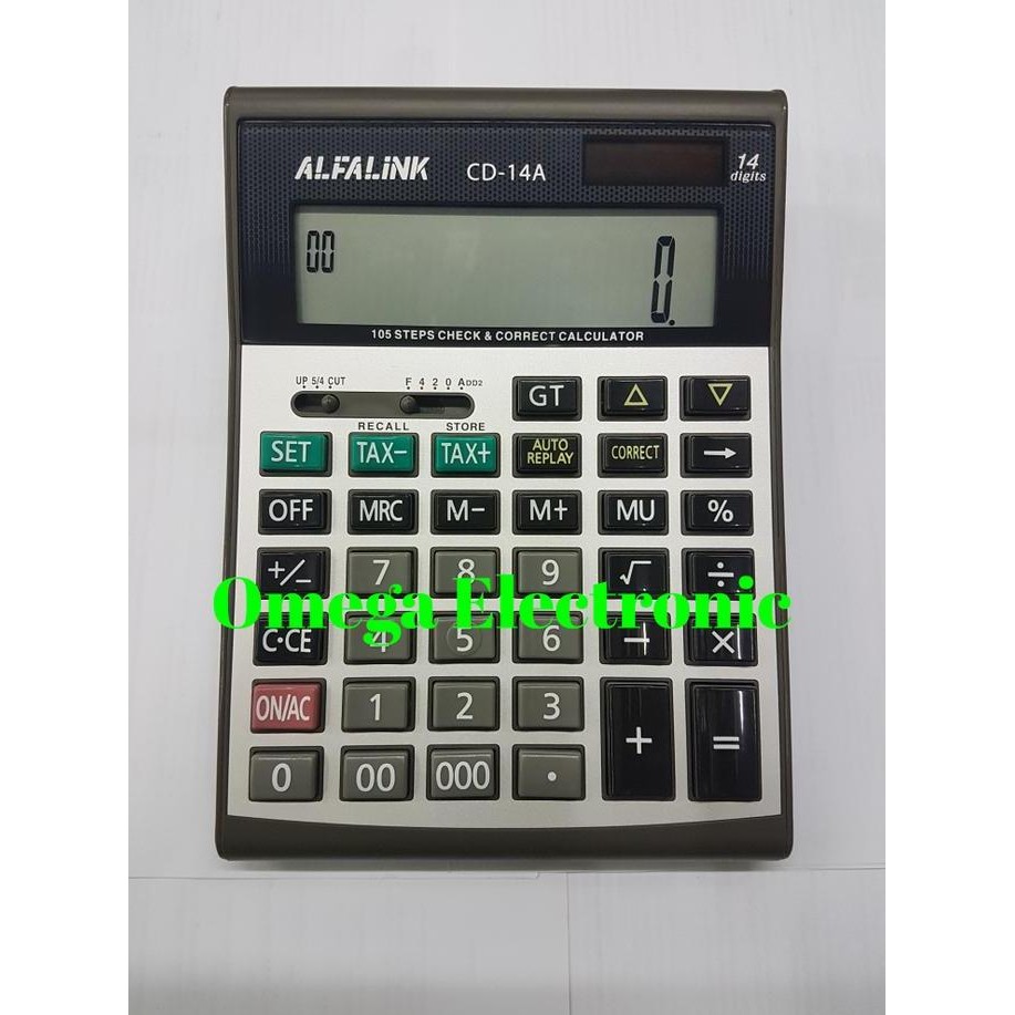 

restock Alfalink Calculator CD-14A - Kalkulator Meja Check Correct 14 Digits