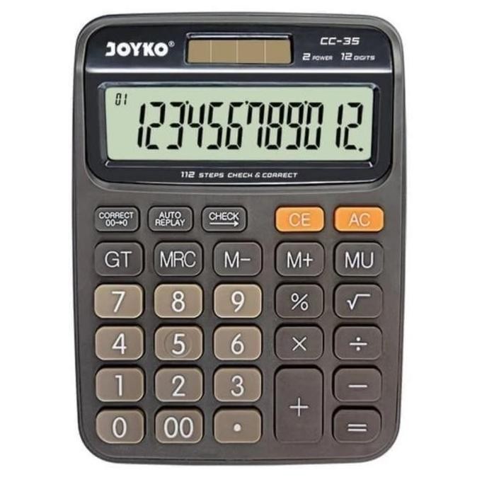 

restock JOYKO CC35 CHECK CORRECT CALCULATOR -Big Display Kalkulator Meja CC 35