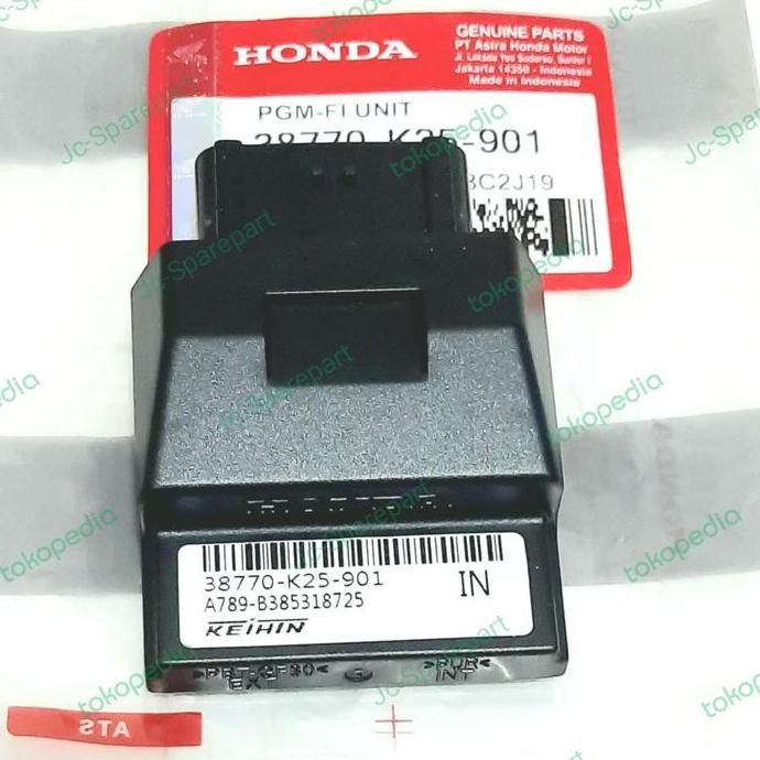 ECU K25 BUAT MOTOR HONDA BEAT FI, SCOOPY FI,SPACY FI (STARTER KASAR)