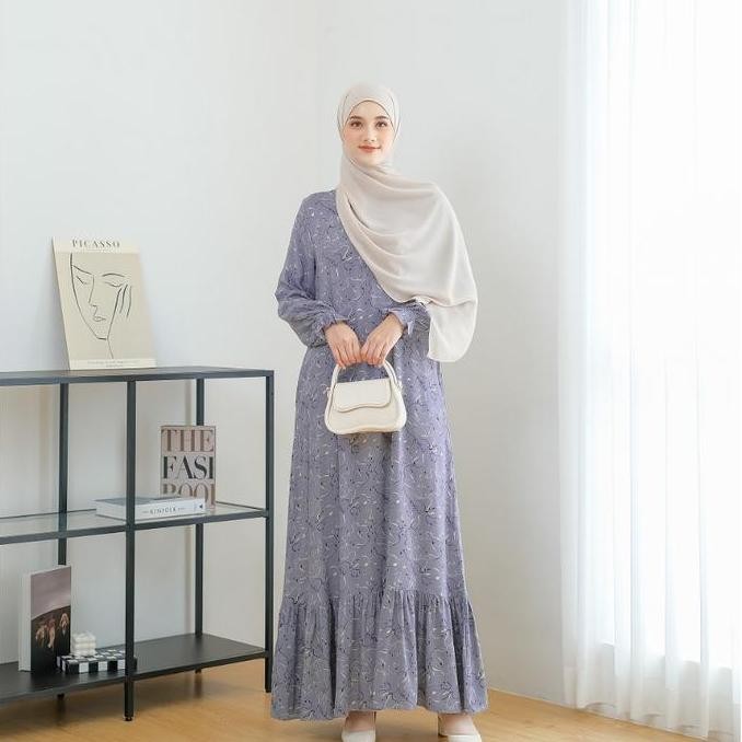 Baju Gamis Lebaran Terbaru Dress Muslim Syari Wanita Baju Gamis Abaya Acara Pesta Kondangan Pernikah