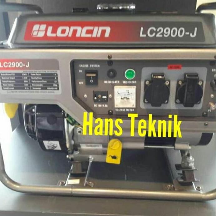 

Terlaris Genset Loncin Lc2900J Generator Listrik Bensin Lc 2900 Murah
