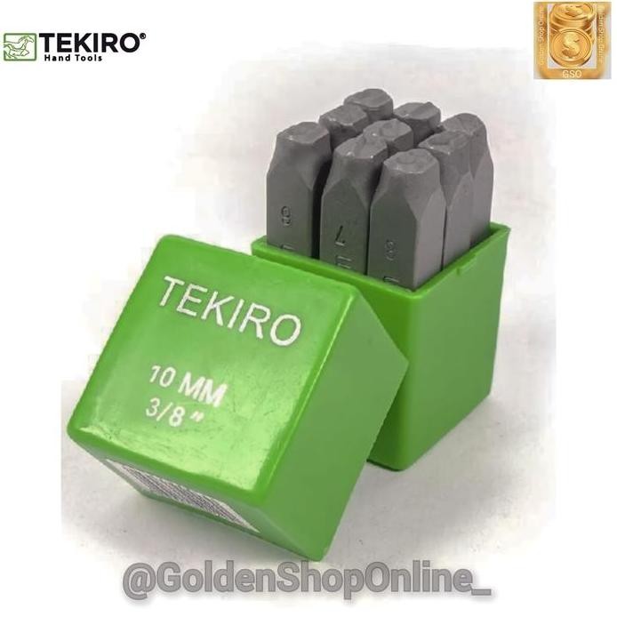 Angka Ketok 10mm - Nomor Ketok 10mm - Number Punch 10mm Tekiro