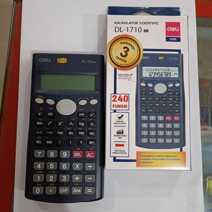 

restock Kalkulator / Calculator Scientific DL 1710 BK Deli