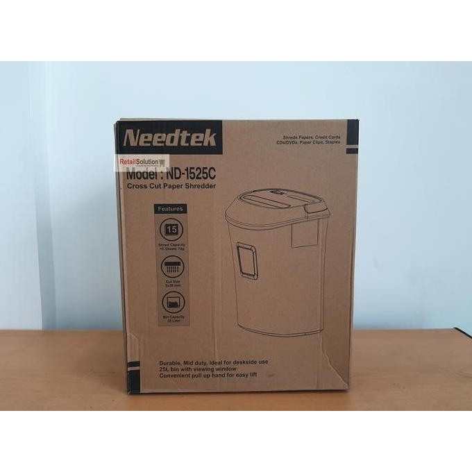 ready  Paper Shredder Penghancur Kertas - Needtek ND-1525C / ND1525C / ND1525