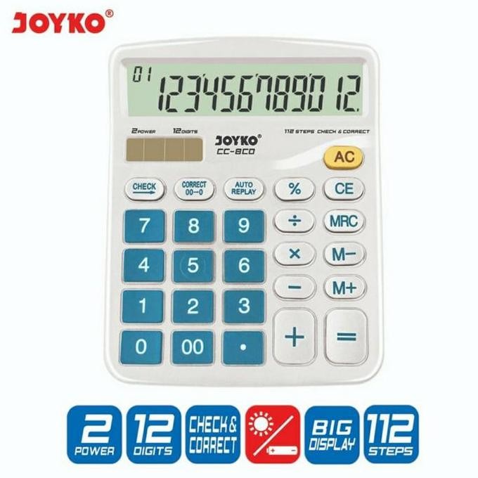 

restock Kalkulator Joyko CC-8CO 12 Digits / Check Correct