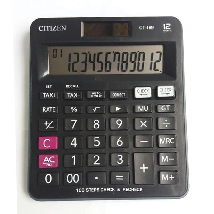 

restock Kalkulator Citizen CT 169 - Kalkulator Dagang 12 Digit