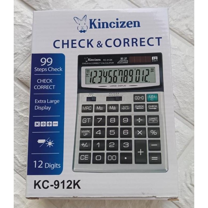 

restock KALKULATOR CITIZEN CT 912 K - KALKULATOR 12 DIGIT - HARGA GROSIR