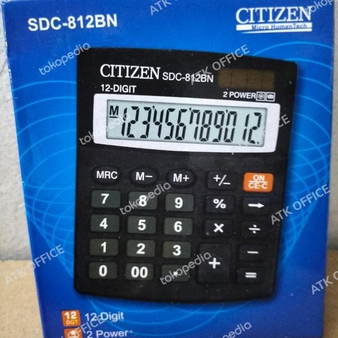 

restock kalkulator citizen 812 bn 12 Digit