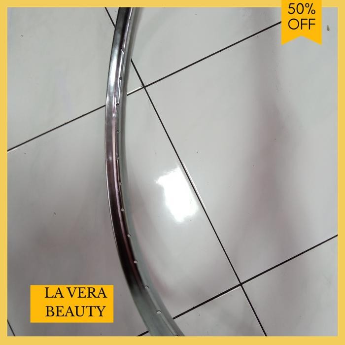 1 BUAH RODA SEPEDA 28 DEPAN VELG RUJI BOS 28" X 1 1/2 ONTEL OJEK HEMAT