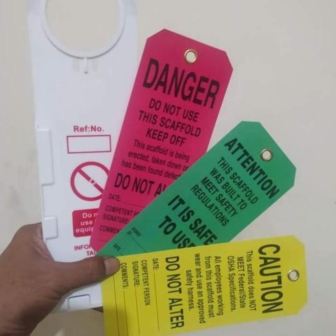 

Terlaris Scaffold Safety Tags - Safetysign