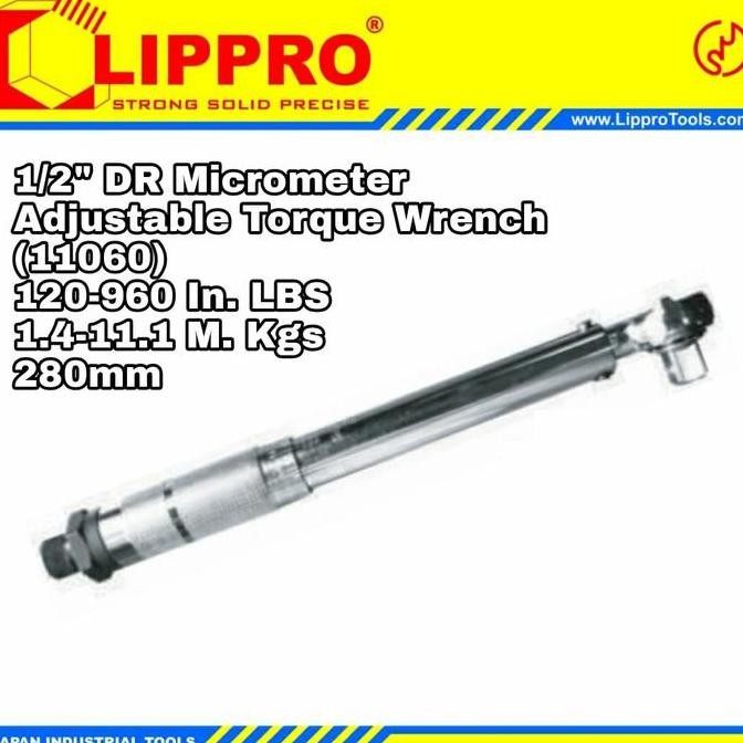 KUNCI TORSI TORQUE LIPPRO GAGANG KUNCI MOMEN LIPRO 1/2"