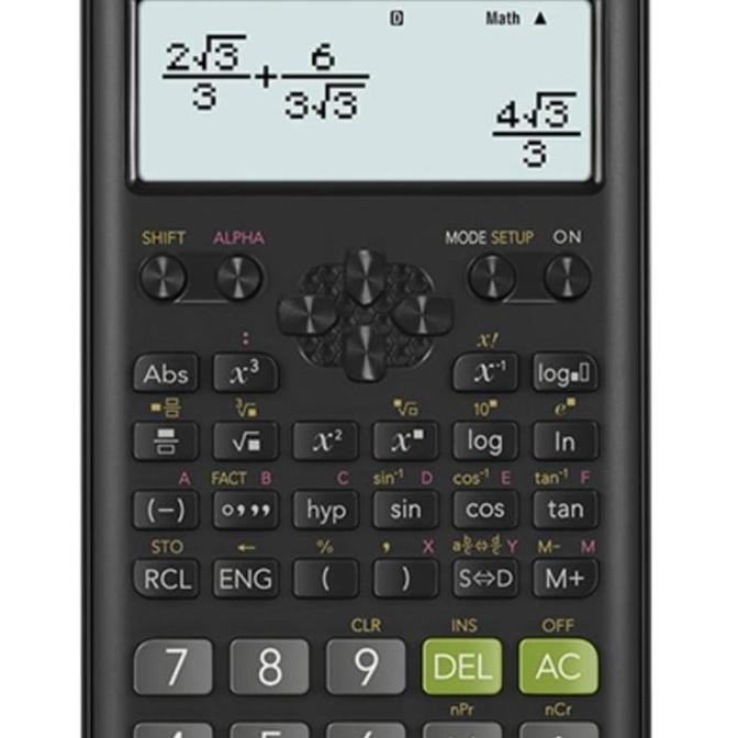 

restock Kalkulator Ilmiah KINCIZEN FX 350ES PLUS Scientific Calculator FX350ES
