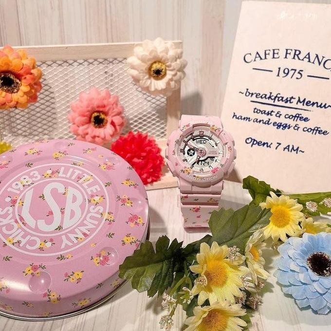 baru Casio Baby-G BA-110LSB-4ADR / BabyG BA110LSB-4A X LITTLE SUNNY BITE