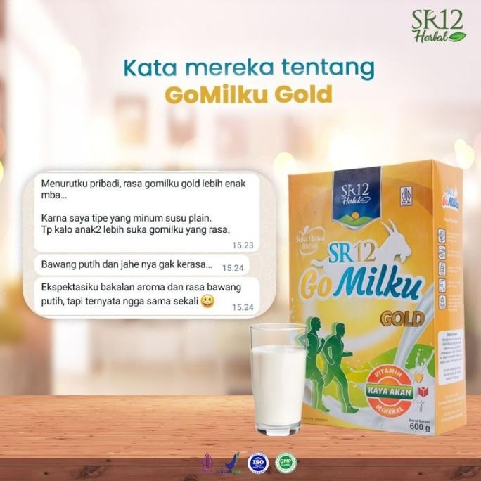

(Expert) SR12 GO MILKU GOLD / SUSU ETAWA TANPA GULA TINGGI KALSIUM VITAMIN TULANG