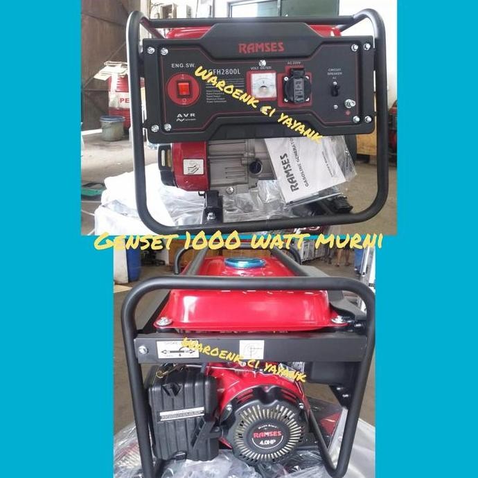 

Terlaris Genset Generator 1000 Watt Murni 4 Tak