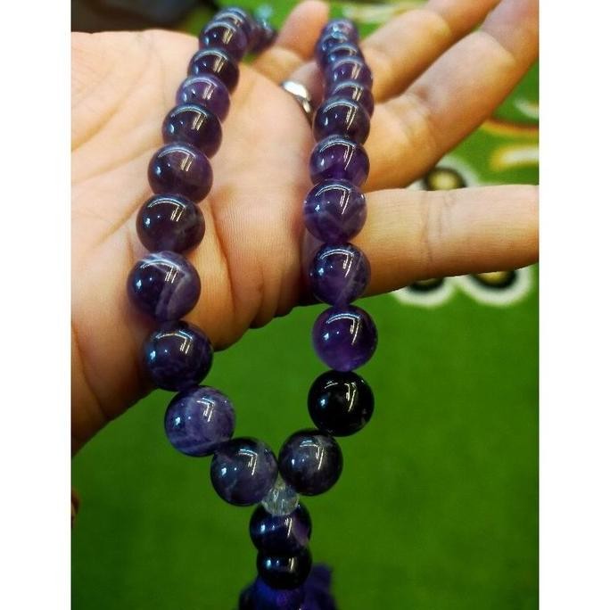 tasbih batu kecubung asli Kalimantan