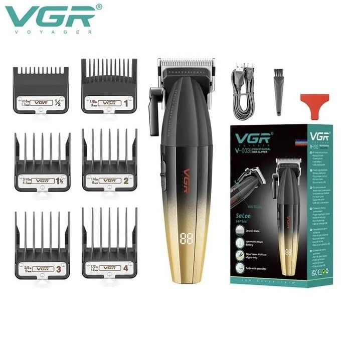 Terlaris Vgr Hair Clipper V003 Profesional Hair Clipper 9000 Rpm Vgr V003