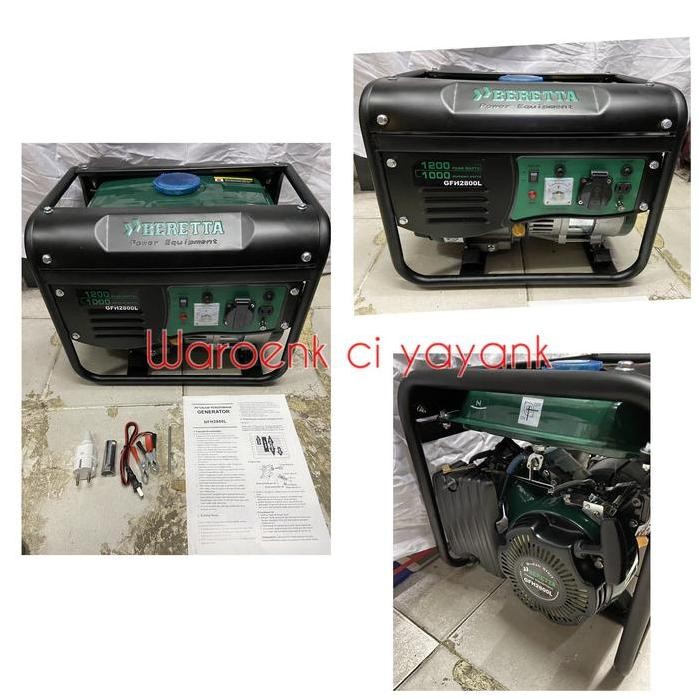 

Terlaris Genset Generator 1000 Watt 4 Tak Bensin Murni