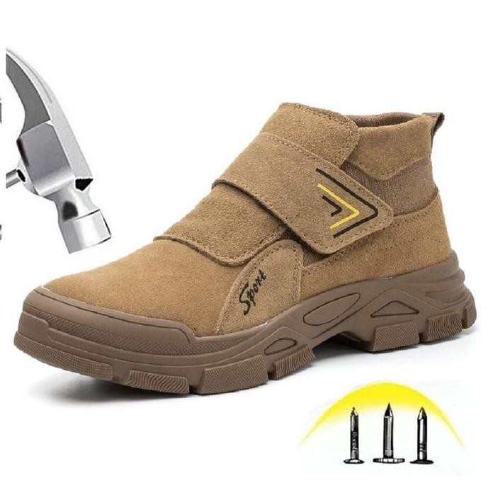 

Terlaris Prelesty Sepatu Safety Boots Pria Ujung Besi Kantor Kerja Profesional Proyek Shoes Anti Paku Sport Olahraga Lapangan Tidak Licin Keren 413