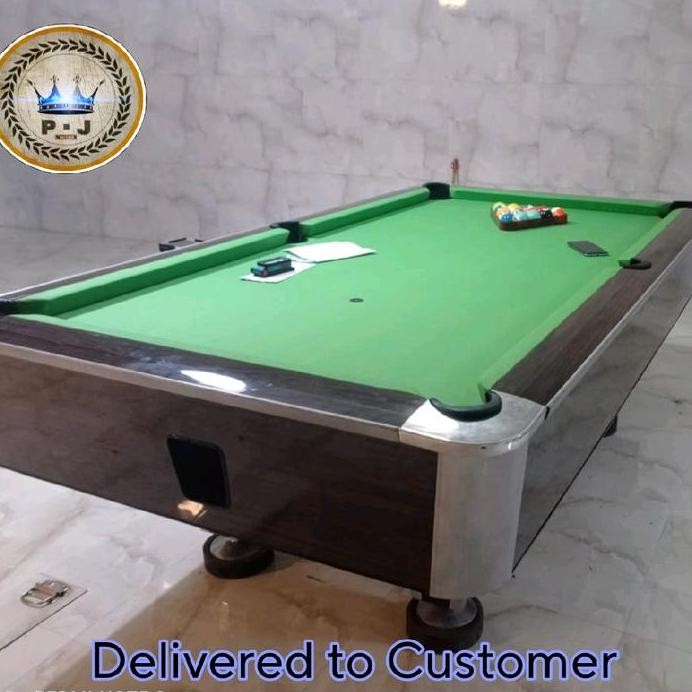 Terlaris Pj - Meja Billiard Rekondisi | Murrey 7 Feet - Slate Stone | Batu Hitam