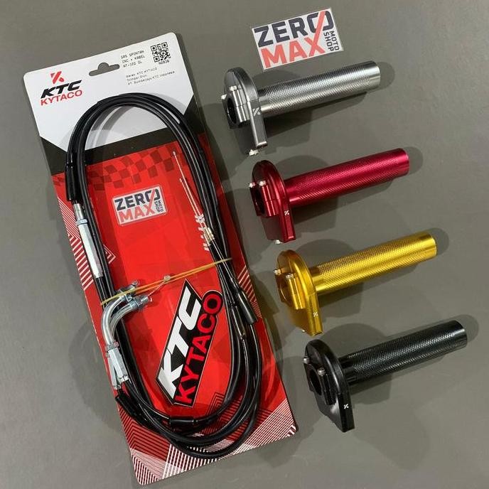 Gas Spontan KTC Kytaco 2 Kabel Gas CNC AT-102 Vario 125 Vario 150