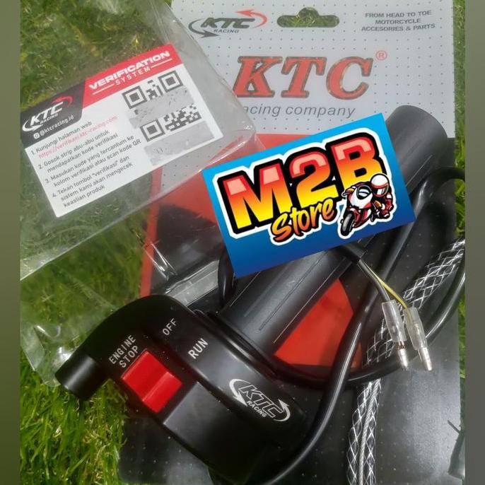 Gas spontan Ktc 1 Kabel + Engine stop RX king Aerox Nmax Vario ninja