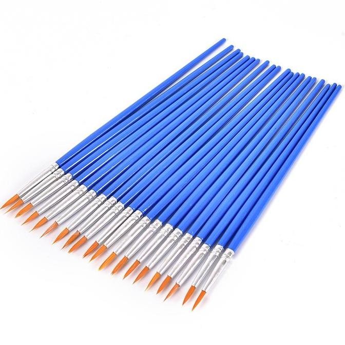 

ready 100 pcs kuas lukis import kualitas tidak mudah rontok Stationery