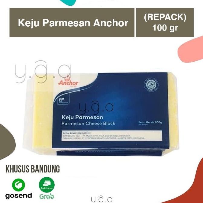 

(Expert) ANCHOR Keju Parmesan (REPACK) 100gr / Parmesan Cheese