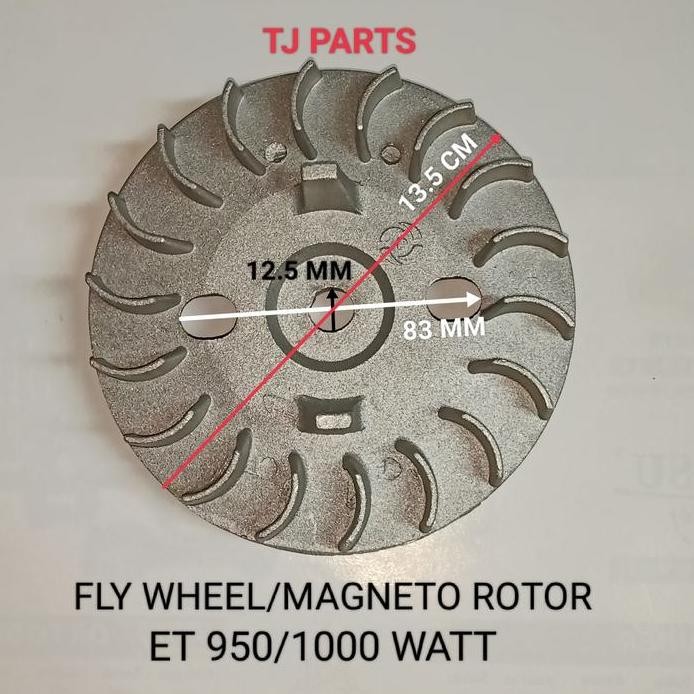 

Terlaris Fly Wheel/Magneto Rotor Mesin Genset 2Tak Et 950/Et 1000 Watt