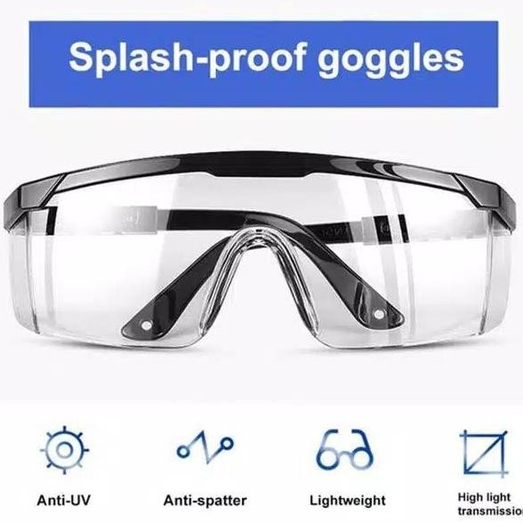 

Terlaris Kacamata Pelindung Proyek Bening Gurinda Safety Clear Apd Virus Corona