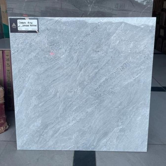 ready Granit 60x60 Glossy ARNA Omkara Grey EXPORT