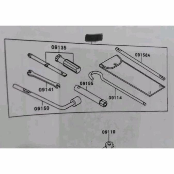 Tool Kit Set Kunci Dongkrak Honda Civic