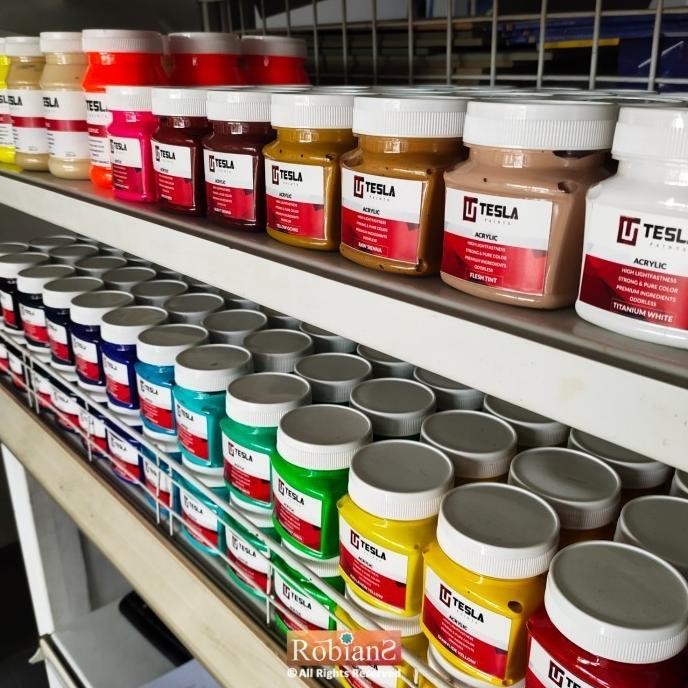 

ready Alat Lukis / Cat Akrilik - Tesla Acrylic Paint - Uk. 125 ml (Part 1)